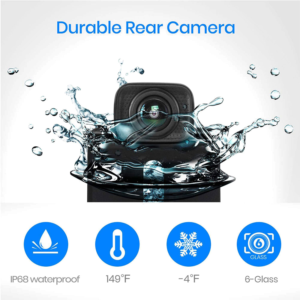 AUTO-VOX 9.8ft Extension Cord Dash Cam Rear - obrazek 4