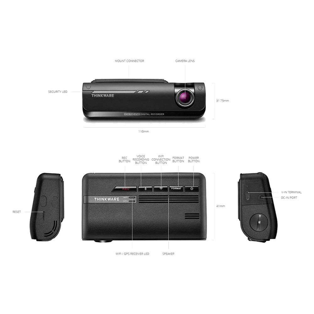 Thinkware F770 2CH FHD Wi-Fi Dash Camera - obrazek 3