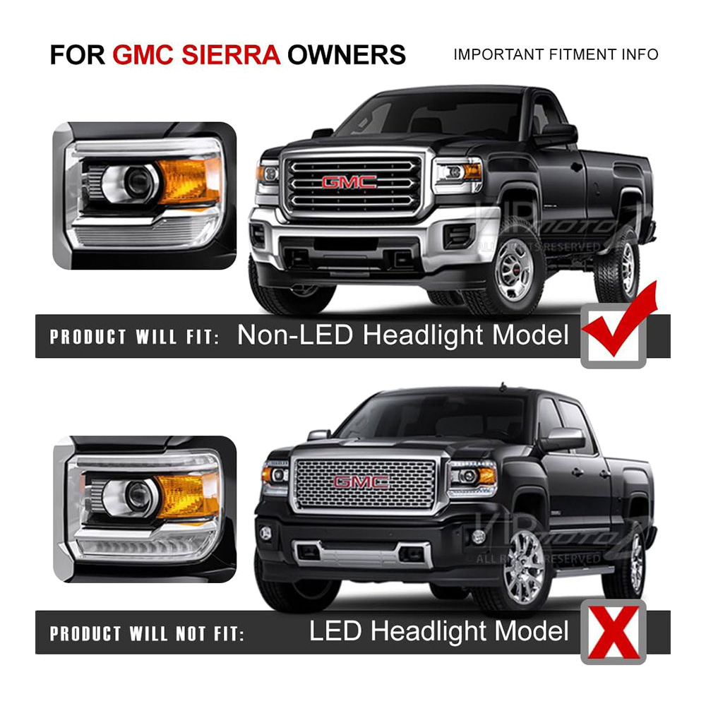 Autoparts LED Black Projector Headlights - obrazek 5