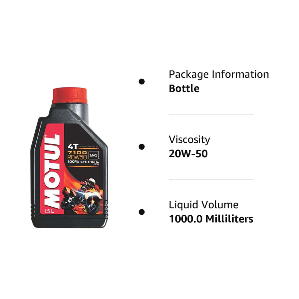 Motul 7100 20W-50 API Fully Synthetic Engine Oil - obrazek 4