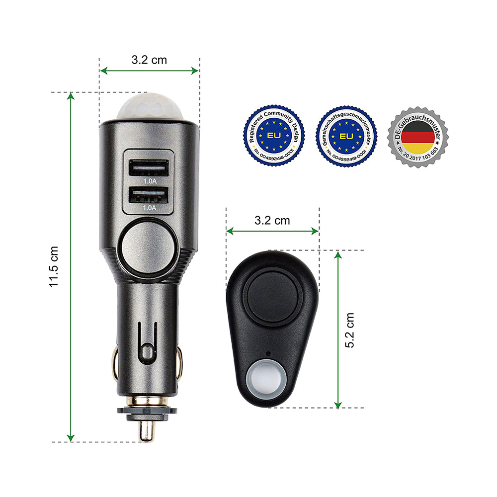 Technaxx Car Alarm With Charging Function TX-100 - obrazek 4